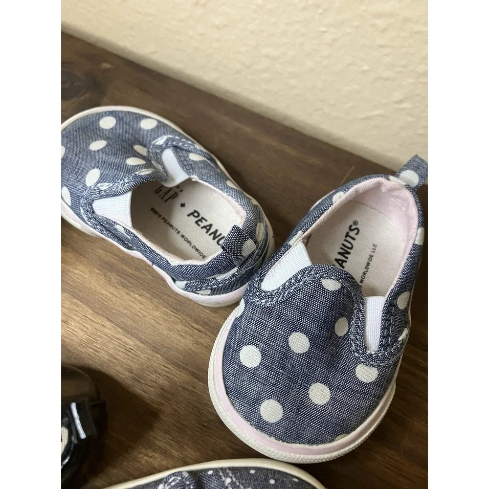 Lot Of 4 Baby Girl Baby GAP Shoes Size 0-6 Months‎